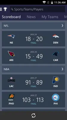 MSN Sports android App screenshot 9