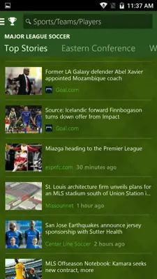 MSN Sports android App screenshot 2